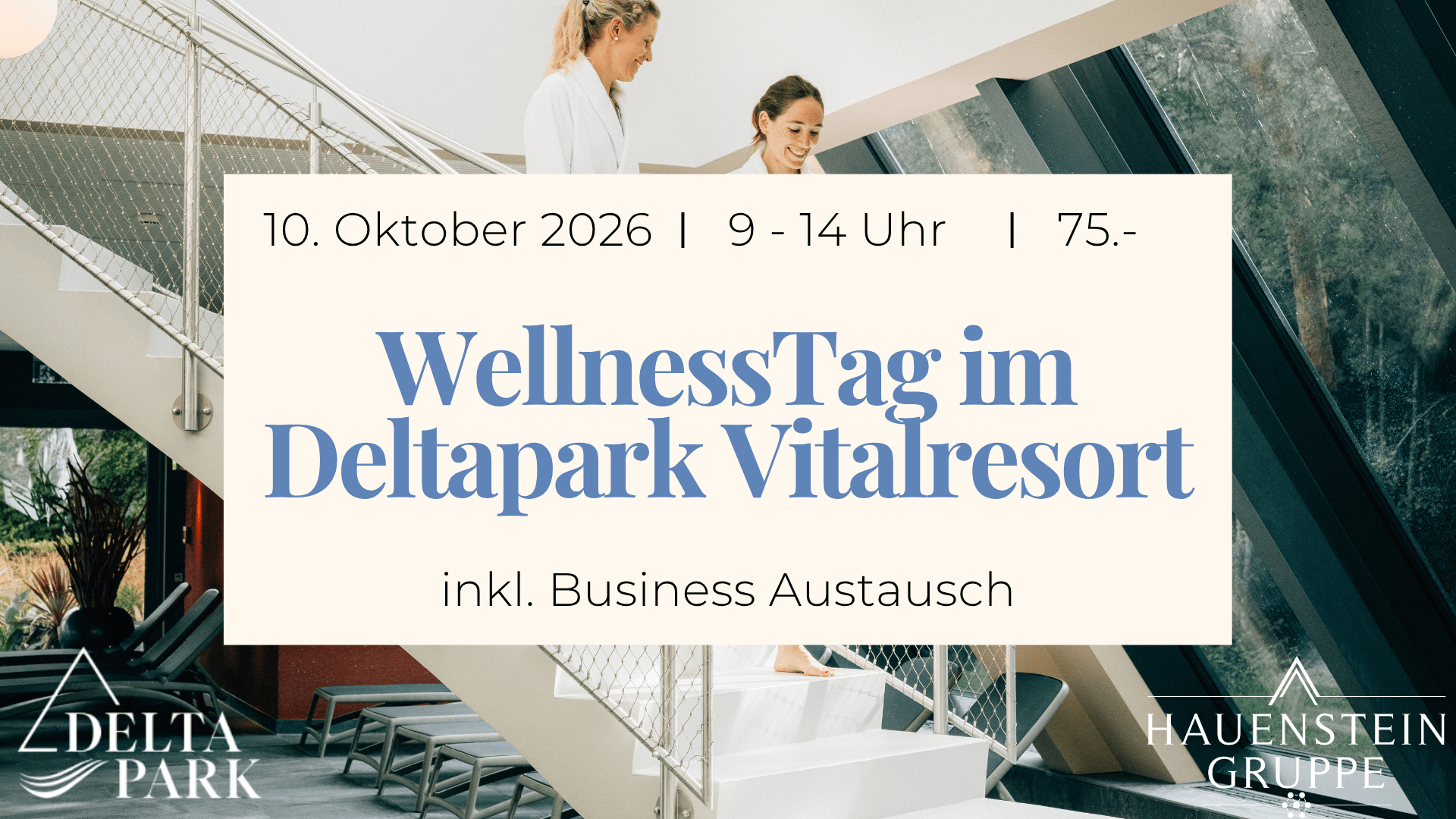 Business Exklusiver WellnessTag im Deltapark Vitalresort nur für Mitglieder FrauenRaum